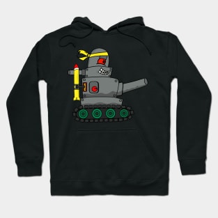 Ninja Tank Cartoon Hoodie